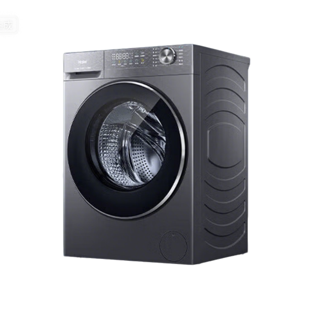 海尔 小红花系列 XQG130-LD58E1 滚筒洗衣机 13kg 极夜灰