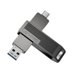 联想 SX5pro U盘 USB3.2 高速传输 Type-C 双接口 128G 灰色