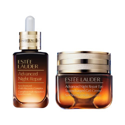 雅诗兰黛 Esteelauder 小棕瓶精华眼霜套装 50ml+眼霜15ml（贈精华15ml*3+精华水15ml*2+眼霜5ml*3）