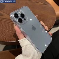 透明手机壳适用苹果11ProMax/12/13/14/15/16/XR防摔软壳保护套潮