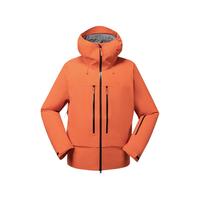 牧高笛（MOBIGARDEN）户外冲锋衣男款登山服防风防水透气保暖滑雪服登山滑雪冲锋衣 熔岩橙/冷山极境900 eVent L