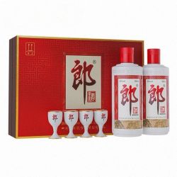 郎酒 53度酱香型 500ml*2瓶 礼盒装+赠200ml*1瓶