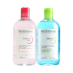贝德玛 舒妍洁肤液套装 粉水500ml+蓝水500ml