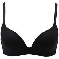 歌瑞尔 小胸聚拢内衣无痕文胸罩薄款透气黑色隐形裸感轻盈无钢圈