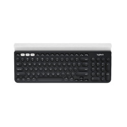 罗技 K780 双模薄膜键盘 蓝牙 多设备切换 107键 办公 黑色