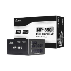 台达 MP系列 电脑电源 80Plus金牌 全模组 风扇启停 MP850（黑色850W）