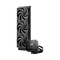 九州风神 冰暴360PRO CPU水冷散热器 3.4英寸显示屏 高性能连叶风扇 冰暴360PRO 黑