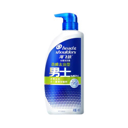 海飞丝 男士洗发水 劲感水润型 去油去屑(加量装) 730ml