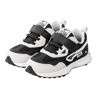 江博士(DR·KONG)春秋男女孩童鞋透气国货学步鞋 防滑耐磨稳步鞋 复古儿童运动鞋 黑/米 31 适合脚长约18.9-19.5cm