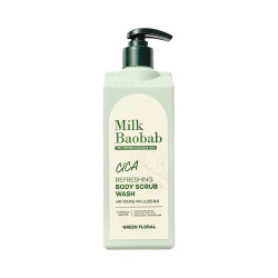 Milk Baobab MilkBaobab/迷珂宝 CICA积雪草磨砂膏沐浴露 去角质 温和持久留香 500ml