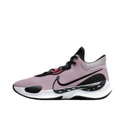 NIKE Renew Elevate 3 篮球鞋 抗扭减震 透气舒适 轻便防滑 黑色/粉色 42.5