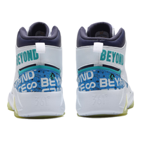 361°冰刃丨361 男鞋冬季高帮板鞋加毛加绒保暖运动鞋潮搭休闲板鞋男 361度白/辐射紫 39