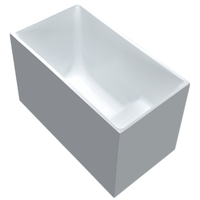 艾吉诺 日式迷你 浴缸家用 小独立式成人0.8-1.2米小户型mini坐式浴缸深 独立式空缸-无座 深55 0.9m