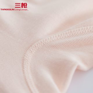 三枪女士单裤纯棉薄款长裤秋裤透气打底裤女弹力薄款中老年保暖裤 165(L)