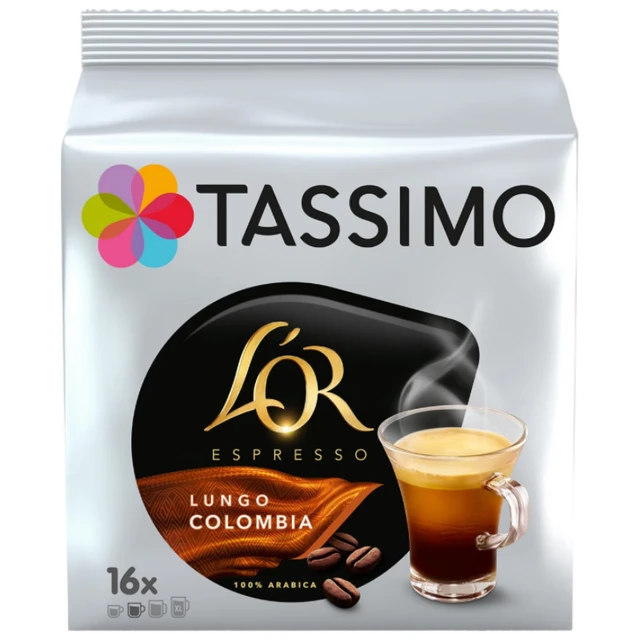 TASSIMO荷兰LOR长萃浓缩胶囊咖啡拿铁美式博世机0脂黑咖啡16颗