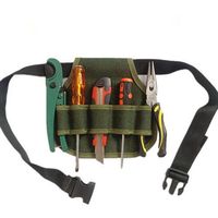 曜添工具腰包电工腰包工具收纳包电钻腰包挎包肩包斜跨腰包木工劳保包 加厚多插孔腰包