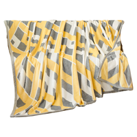 金号牛奶绒毛毯 多彩几何 180*200cm