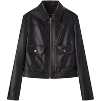 太平鸟女装 女士春装时尚高级感翻领外套