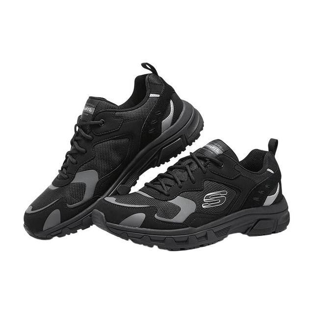 斯凯奇 男鞋黑武士户外运动鞋厚底老爹鞋轻便减震休闲鞋 894272-BBK 7 39.5