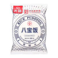 光明牌光明面点鲜奶馒头汤圆组合年货半成品食品 香糯米八宝饭200克*1个