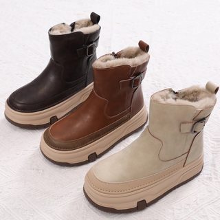冬季雪地靴女加厚女靴防滑东北靴子防水女鞋保暖棉鞋女款棉靴