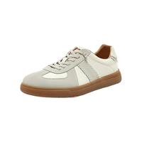 Bata/拔佳 牛皮 男士休闲鞋  米白/灰 38