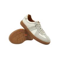  Bata/拔佳 牛皮 男士休闲鞋  米白/灰 41