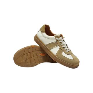  Bata/拔佳 牛皮 男士休闲鞋  米白/卡其 43