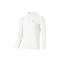 必迈跑步运动训练长袖春夏防风慢跑T恤男速干排湿防磨上衣男 【速干透气】玄米白 【男】3XL码