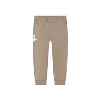 Nike 耐克童装男女童抓绒长裤春秋儿童针织休闲运动裤子小婴童 深卡其 130 /56 【身高116-122cm】 130(7/6X)