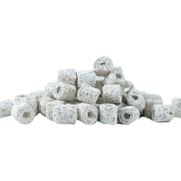 FISH BABY鱼缸过滤材料十五合一净水龟缸套装细菌环活性炭玻璃火山珊瑚石 生物呼吸环（白色）500克