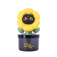 大英博物馆 花花猫氛围灯加湿器 桌面加湿器 黄色 可爱乔迁新婚圣诞礼物