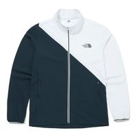 北面拼色男子户外轻便拉链胶印LOGO运动软壳外套夹克NJ5JM03K/L