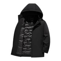  SNOWFLYING/雪中飞 保暖 男士羽绒服 可拆卸帽