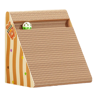 柒哦猫抓板立式三角形耐抓耐磨不掉屑磨爪子猫爪板猫玩具猫咪用品 立式猫抓板【小号】