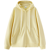 森马(Semir)迪士尼米奇系列外套女连帽宽松2025春季刺绣夹克松弛显瘦廓形 柠檬黄30323【活力黄】 L 165/88A