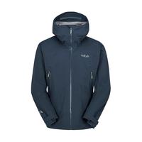 睿坡 Rab男士Proflex弹力连帽疏水户外登山防撕裂防风单层冲锋衣 QWG-92 暴风蓝TMB L