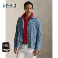 RALPH LAUREN Polo Ralph Lauren 拉夫劳伦 男装 26早春新年系列棉青年布衬衫RL100661 400-中度靛蓝色 XS