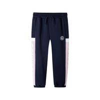 Converse 匡威童装男女童长裤春秋儿童纯棉舒适休闲针织裤子 藏青蓝 130 /56 【身高116-122cm】 130/56