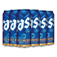 CASS/凯狮 韩国 啤酒 4.5度 500mL 6罐 整箱装