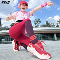 鲸动 四季恒温/呼吸排气/防臭/运动鞋高弹力女跑鞋缓震舒适