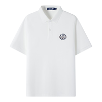 Navigare意大利小帆船男士POLO衫25夏季休闲百搭翻领体恤衫凉感上衣男 冰川白 3XL