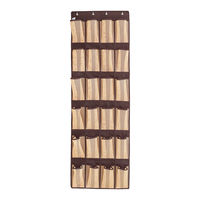 漫栩24格鞋收纳挂袋门后整理挂袋杂物收纳袋网格鞋子挂袋衣柜置物袋