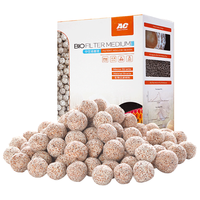 AquaClean鱼缸滤材中空石英球硝化纳米球细菌屋培菌净水陶瓷环鱼缸过滤材料 第3代中空球0.5L