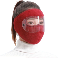 勋阳宇乐 防风保暖 防风口罩+镜片防雾 灰色+粉色 【镜片防雾】