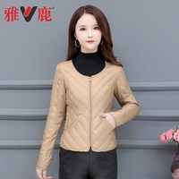 雅鹿羽绒内胆女修身轻薄贴身内穿保暖打底羽绒服马甲2025冬季 M
