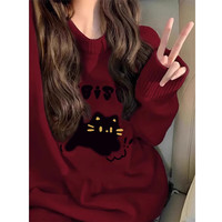  LDBE 设计感 女士毛衣