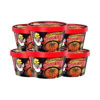 海底捞火鸡面韩式拌面方便面干拌速食桶装韩式宿舍 桶装火鸡面106.4G*6