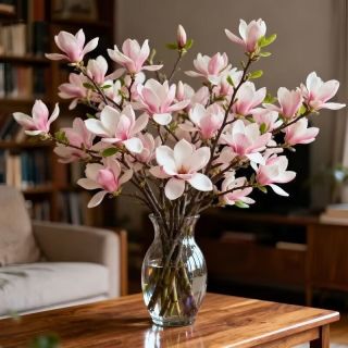 优跃 干枝带花苞水培玉兰花 45-75cm 10枝装