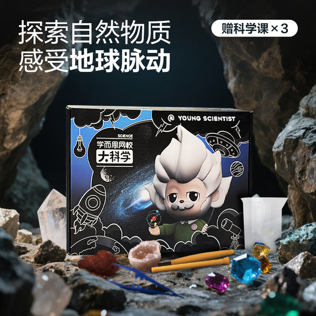 学而思网校 学而思大科学 贝壳昆虫套装 探索科学自然 收藏级教具小小科学家-KXWX 贝壳昆虫套装 L6